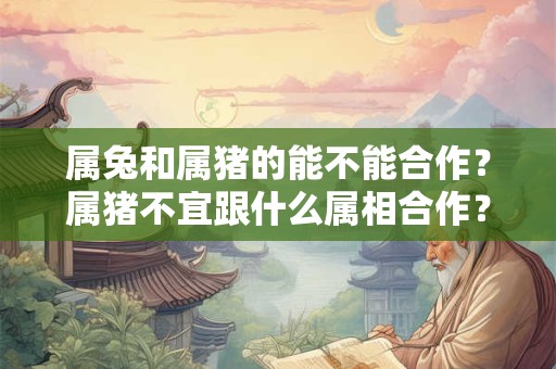 属兔和属猪的能不能合作？属猪不宜跟什么属相合作？
