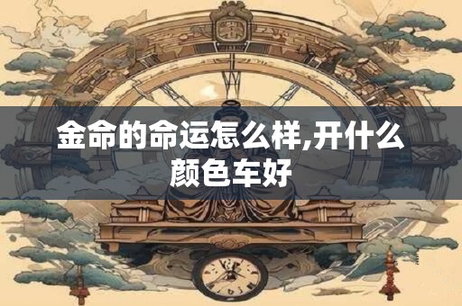 金命的命运怎么样,开什么颜色车好