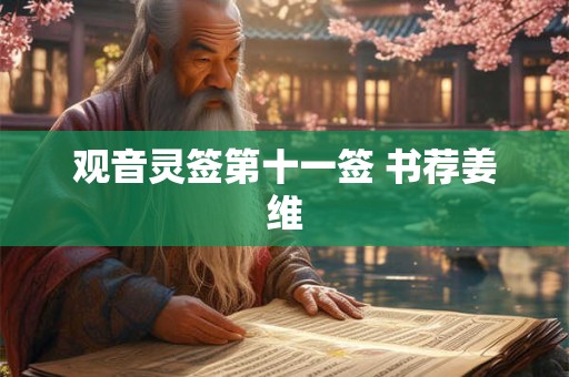 观音灵签第十一签 书荐姜维
