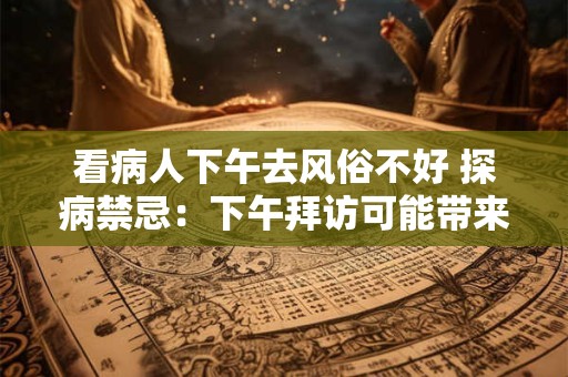 看病人下午去风俗不好 探病禁忌：下午拜访可能带来不良风俗