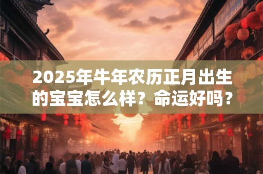 2025年牛年农历正月出生的宝宝怎么样？命运好吗？