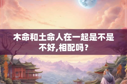 木命和土命人在一起是不是不好,相配吗？