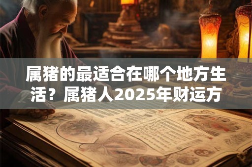 属猪的最适合在哪个地方生活？属猪人2025年财运方位