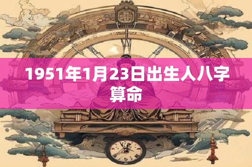 1951年1月23日出生人八字算命