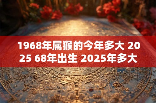 1968年属猴的今年多大 2025 68年出生 2025年多大年龄