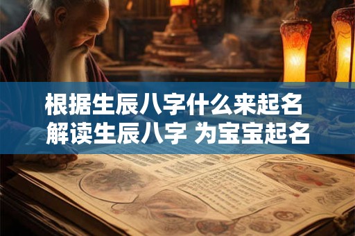 根据生辰八字什么来起名 解读生辰八字 为宝宝起名