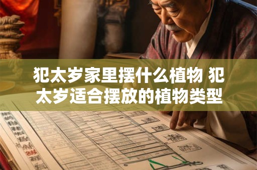 犯太岁家里摆什么植物 犯太岁适合摆放的植物类型