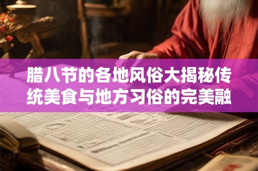 腊八节的各地风俗大揭秘传统美食与地方习俗的完美融合！