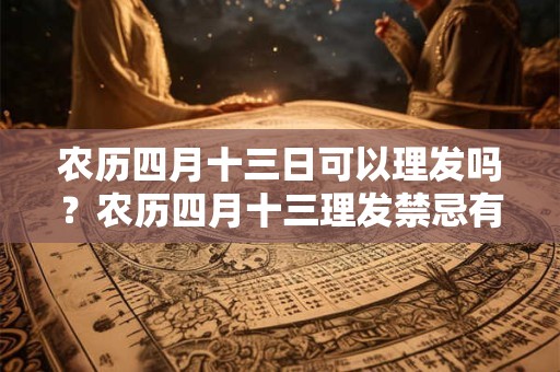 农历四月十三日可以理发吗？农历四月十三理发禁忌有哪些？