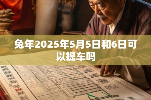 兔年2025年5月5日和6日可以提车吗