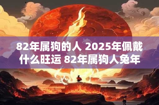 82年属狗的人 2025年佩戴什么旺运 82年属狗人兔年旺运吉祥物
