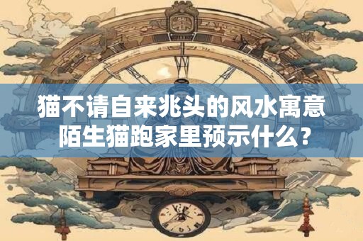 猫不请自来兆头的风水寓意 陌生猫跑家里预示什么？