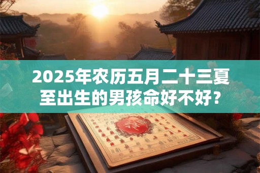 2025年农历五月二十三夏至出生的男孩命好不好？