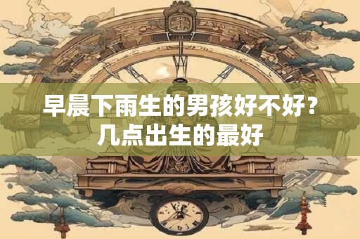 早晨下雨生的男孩好不好？几点出生的最好