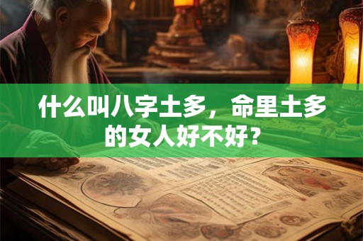 什么叫八字土多，命里土多的女人好不好？