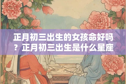 正月初三出生的女孩命好吗？正月初三出生是什么星座？