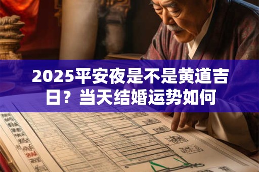 2025平安夜是不是黄道吉日？当天结婚运势如何