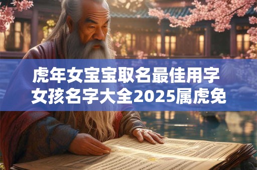 虎年女宝宝取名最佳用字 女孩名字大全2025属虎免费