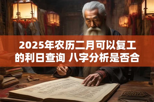2025年农历二月可以复工的利日查询 八字分析是否合适