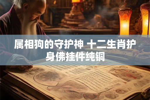 属相狗的守护神 十二生肖护身佛挂件纯铜
