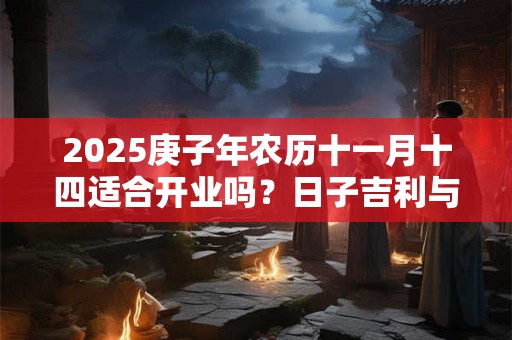 2025庚子年农历十一月十四适合开业吗？日子吉利与八字有关