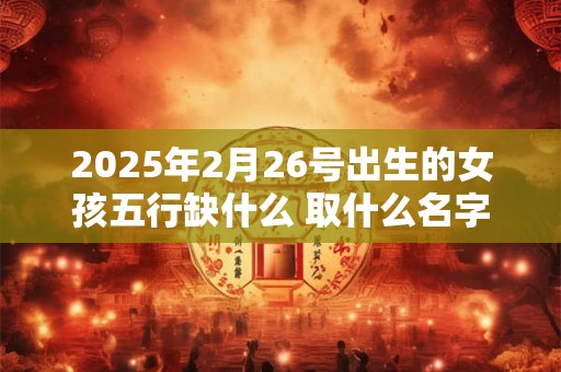 2025年2月26号出生的女孩五行缺什么 取什么名字好
