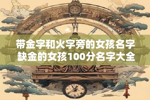 带金字和火字旁的女孩名字 缺金的女孩100分名字大全