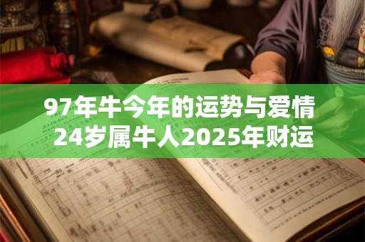 97年牛今年的运势与爱情 24岁属牛人2025年财运