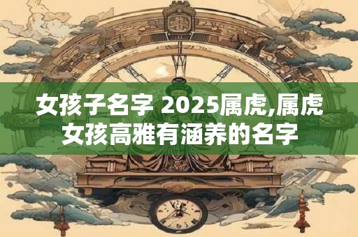 女孩子名字 2025属虎,属虎女孩高雅有涵养的名字