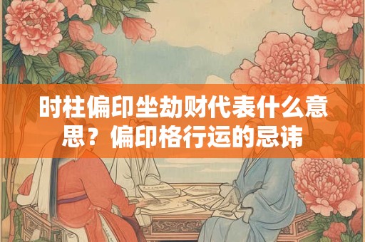 时柱偏印坐劫财代表什么意思?偏印格行运的忌讳 时柱偏印坐劫财代表什么意思?偏印格行运的忌讳