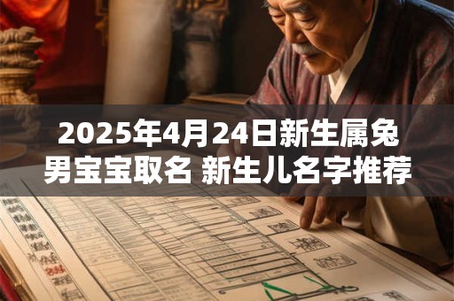 2025年4月24日新生属兔男宝宝取名 新生儿名字推荐