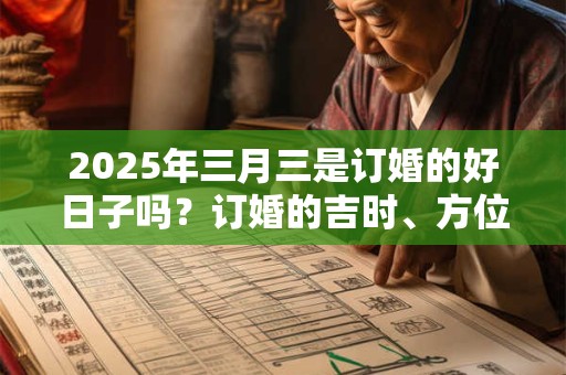 2025年三月三是订婚的好日子吗？订婚的吉时、方位解析