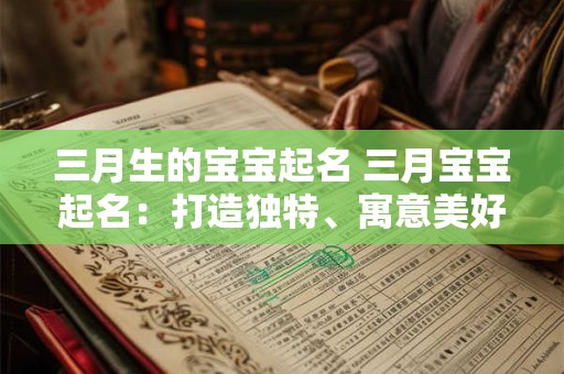 三月生的宝宝起名 三月宝宝起名:打造独特、寓意美好的名字 三月生的宝宝起名 三月宝宝起名:打造独特、寓意美好的名字