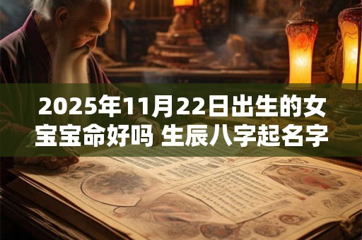 2025年11月22日出生的女宝宝命好吗 生辰八字起名字