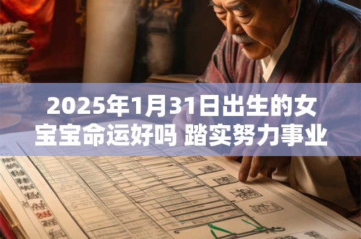 2025年1月31日出生的女宝宝命运好吗 踏实努力事业运好
