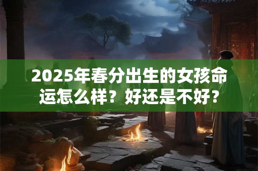 2025年春分出生的女孩命运怎么样？好还是不好？