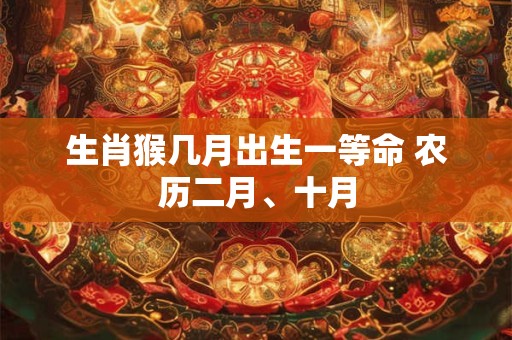 生肖猴几月出生一等命 农历二月、十月