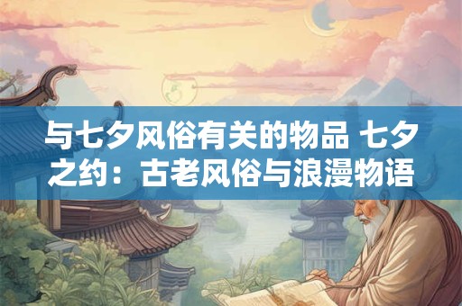 与七夕风俗有关的物品 七夕之约：古老风俗与浪漫物语的交织