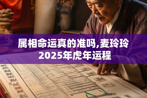 属相命运真的准吗,麦玲玲 2025年虎年运程