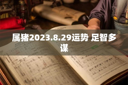 属猪2023.8.29运势 足智多谋