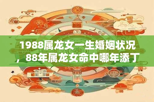 1988属龙女一生婚姻状况，88年属龙女命中哪年添丁？