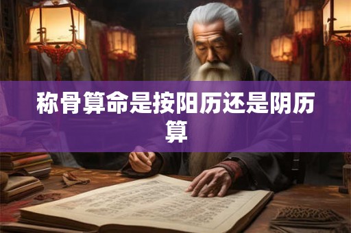 称骨算命是按阳历还是阴历算 称骨算命是按阳历还是阴历算