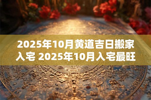2025年10月黄道吉日搬家入宅 2025年10月入宅最旺日子时辰是什么