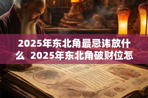 2025年东北角最忌讳放什么  2025年东北角破财位怎么化解