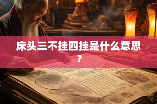 床头三不挂四挂是什么意思？