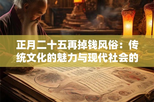 正月二十五再掉钱风俗：传统文化的魅力与现代社会的融合！