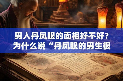 男人丹凤眼的面相好不好？为什么说“丹凤眼的男生很可怕”