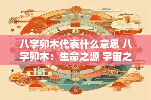 八字卯木代表什么意思 八字卯木：生命之源 宇宙之秘