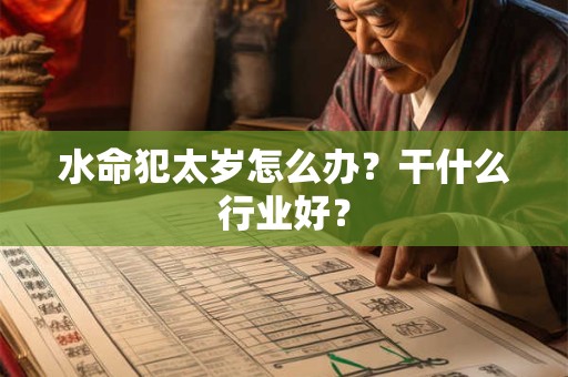 水命犯太岁怎么办？干什么行业好？