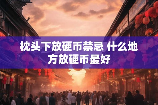枕头下放硬币禁忌 什么地方放硬币最好